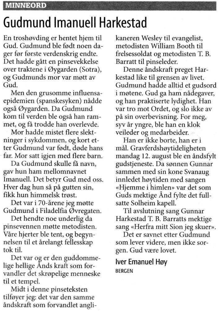 iver om gudmund harkestad